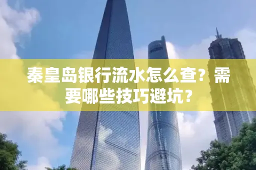 秦皇岛银行流水怎么查?需要哪些技巧避坑?